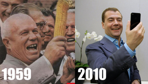 хрущев медведев